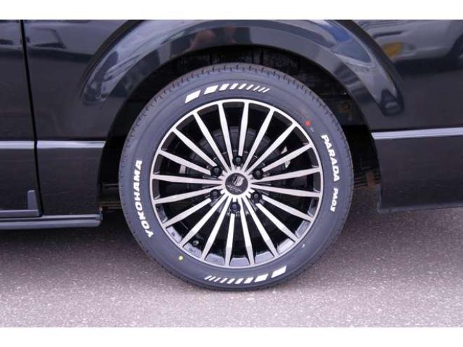 ハイエース2.7 GL ロング ミドルルーフ 4WD　ワンオーナー・モデリスタエアロ・バックギャモン18インチアルミ・KENWOOD製スピーカー 2700