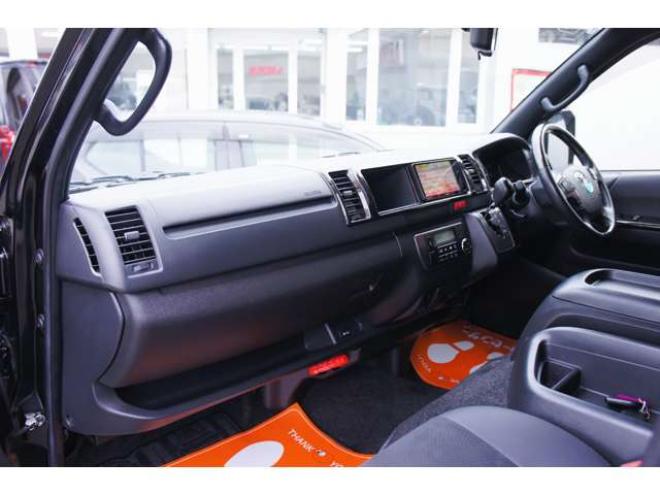ハイエースバン2.7 スーパーGL ダークプライムII ワイド ミドルルーフ ロングボディ 4WD　フリップダウンモニター・パノラミックビューモニター・デジタルインナーミラー・Fスポイラー・18インチアルミ・ETC 2700