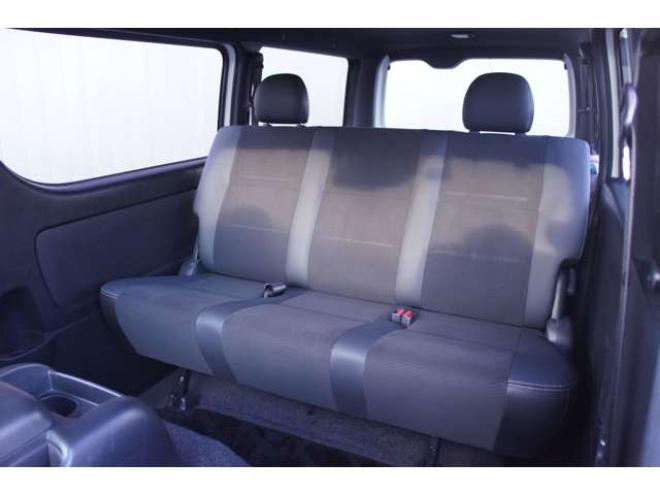 ハイエースバン2.8 スーパーGL ダークプライムII ロングボディ ディーゼルターボ 4WD　ワンオーナー　メモリーナビTV　バックカメラ　ワークエクストラップ17インチAW　ローダウン　415コブラフロントスポイラー　両側パワースライドドア　AC100V　トヨタセーフティセンス　寒冷地仕様 2800
