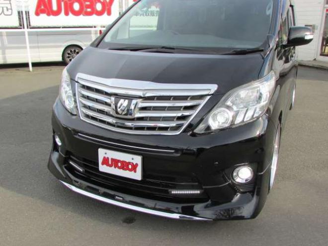 アルファード2.4 240S 4WD　20インチ社外アルミホイール/車高調/片側パワースライドドア/車外ナビ/フルセグTV/バックカメラ/ETC/スマートキー/PUSHスタート/クルーズコントロール/パーキングソナー/リヤヒーター・クーラー 2400