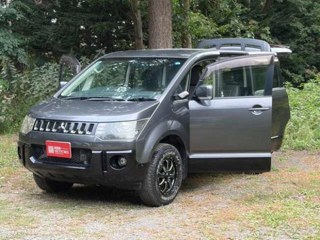 デリカD：5 2.2 D パワーパッケージ ディーゼルターボ 4WD　ワンオーナー車　ディーゼル両側パワスラ　ETC　シートヒーター社外16インチ　社外ナビ地デジ　エンジンスターター 2300