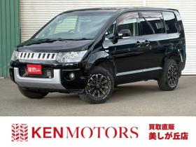 デリカ　D：5 2.2 D パワーパッケージ ディーゼルターボ 4WD　車検10年2月　両側パワースライド　アルミ・ホワイトレター 2300