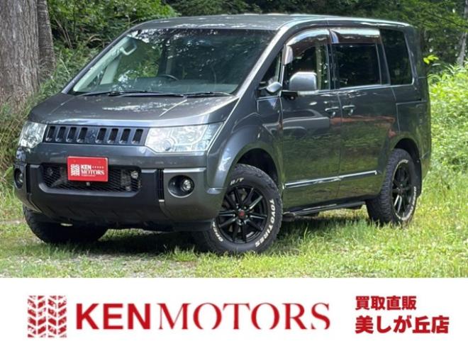 デリカD：5 2.2 D パワーパッケージ ディーゼルターボ 4WD　アルパインナビ・フリップダウン・ETC・シートヒーター 2300