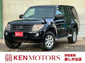 パジェロ　3.2 ロング GR ディーゼルターボ 4WD　リフトアップ(ジャオス)　パワステ　パワーウィンドウ　社外ナビ　バックカメラ　純正アルミホイール　ETC　シートヒーター　3列シート　横滑り防止装置　盗難防止装置　ABS　キーレスエントリー 3200