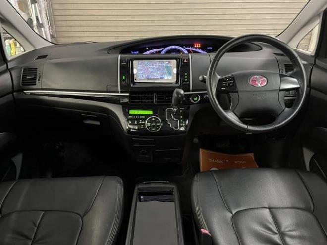 エスティマアエラス　プレミアムエディション　本州仕入　寒冷地仕様　禁煙車　両側パワースライドドア　純正ナビ　地デジ　Ｂｌｕｅｔｏｏｔｈ　バックカメラ　純正１８インチＡＷ　社外１６ＡＷ＋スタッドレスタイヤ付　ブラックレザーシートカバー　ＥＴＣ 4WD 2400 5Dr