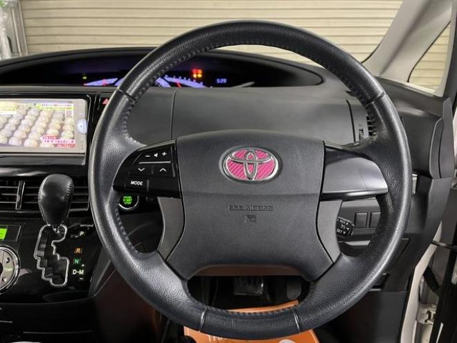 エスティマアエラス　プレミアムエディション　本州仕入　寒冷地仕様　禁煙車　両側パワースライドドア　純正ナビ　地デジ　Ｂｌｕｅｔｏｏｔｈ　バックカメラ　純正１８インチＡＷ　社外１６ＡＷ＋スタッドレスタイヤ付　ブラックレザーシートカバー　ＥＴＣ 4WD 2400 5Dr