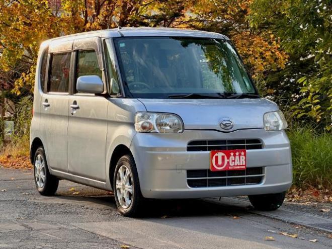 タントL 4WD タイミングチェーン車　ワンセグテレビ　楽ナビ　キーレス　外装多少キズあるが下回りサビ少なめ 4WD 660 5Dr