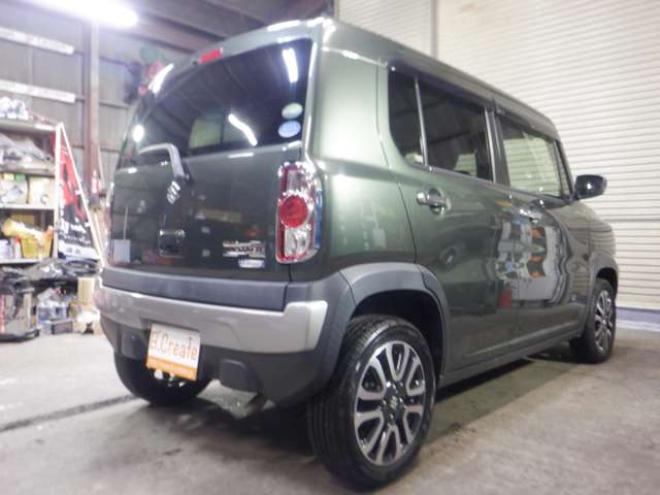 ハスラーJターボ 4WD　本州仕入・後期型・ナビ・TV・B/T・バックカメラ・デュアルカメラブレーキ・LEDライト・スマートキー・プッシュスタート・シートヒーター・パドルシフト・クルコン・ETC・オートライト・アイドリングストップ 660