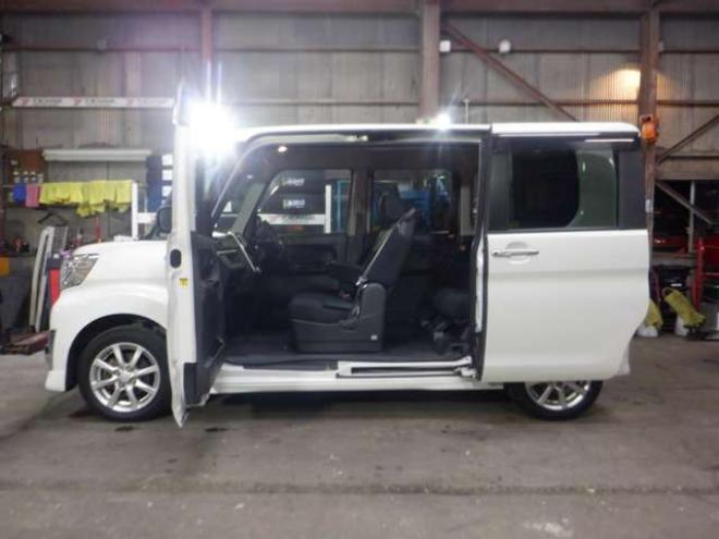 タントカスタム X SAII 4WD　ナビ・TV・B/T・バックカメラ・パワースライドドア・LEDヘッドライト・スマアシ・プッシュスタート・スマートキー・アイドリングストップ・ベンチシート・純正エンスタ・オートライト・フォグランプ・寒冷地仕様 660