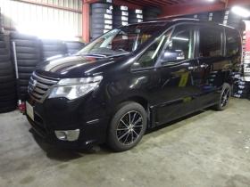 セレナ　2.0 ハイウェイスター 4WD　ナビ・TV・Bカメラ・B/T・両側電動・LEDヘッドライト・フリップダウンモニター・後期型・インテリキー・プッシュスタート・クルコン・アイドリングストップ・純正エンスタ・フルフラットシート・ト・寒冷地仕様 2000