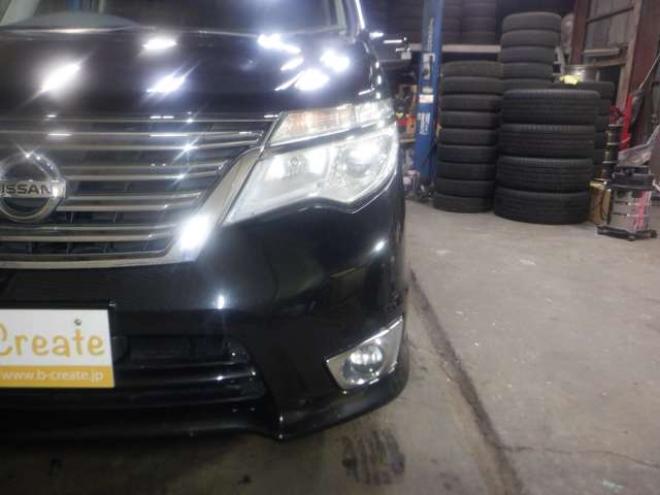 セレナ2.0 ハイウェイスター 4WD　ナビ・TV・Bカメラ・B/T・両側電動・LEDヘッドライト・フリップダウンモニター・後期型・インテリキー・プッシュスタート・クルコン・アイドリングストップ・純正エンスタ・フルフラットシート・ト・寒冷地仕様 2000