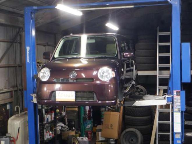 ミラココアL 4WD　ナビ・TV・B/T・Bカメラ・社外エンスタ・車検新規2年・リア修復済み・キーレスキー・エコアイイドル・ライトレベライザー・ベンチシート 660