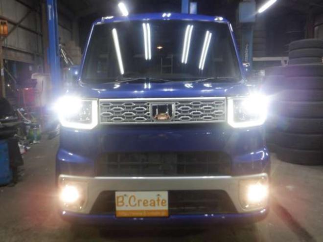 ウェイクX 4WD　本州仕入・ターボ・ナビ・TV・B/T・LEDヘッドライト・パワースライドドア・スマートキー・プッシュスタート・シートヒーター・ETC・オートライト・リア席サンシェード・フォグランプ・アイドリングストップ 660