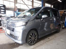 ムーヴ　カスタム X リミテッド SA 4WD　ナビ・TV・Bカメラ・衝突軽減・Aストップ・USB・社外14インチAW・衝突軽減ブレーキ・アイドリングストップ・LEDヘッドライト・フォグランプ 660