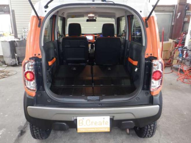 ハスラーG 4WD　本州仕入・後期型・ツートンカラー・ナビ・TV・B/T・リフトアップサス・R/Tタイヤ・衝突軽減・HID・スマートキー・プッシュスタート・ETC 660