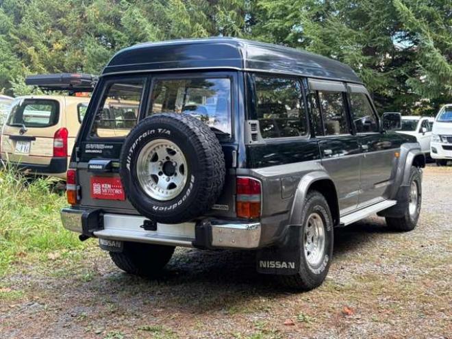 サファリ4.2 エクストラハイルーフグランロード ディーゼル 4WD　ハイルーフ　マッドフラップ　社外アルミ 4200
