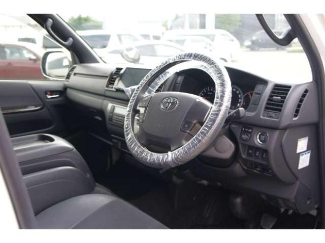 ハイエースバン2.8 スーパーGL ダークプライムII ロングボディ ディーゼルターボ 4WD　モデリスタフロントスポイラー　ワーク18インチAW　8インチナビTV 両側電動パワースライドドア 415COBRAフラットキット(ベッドキット) 2800