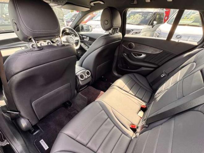 ベンツCクラスワゴン C200 4マチック スポーツ 4WD　ブラインドスポットモニター・ディスタンスパイロットディストロニック・ステアリングパイロット・アイドリングストップ・電動テールゲート・メモリーパワーシート・LEDヘッドライト・純正ナビ・バックカメラ 正規輸入車 2000