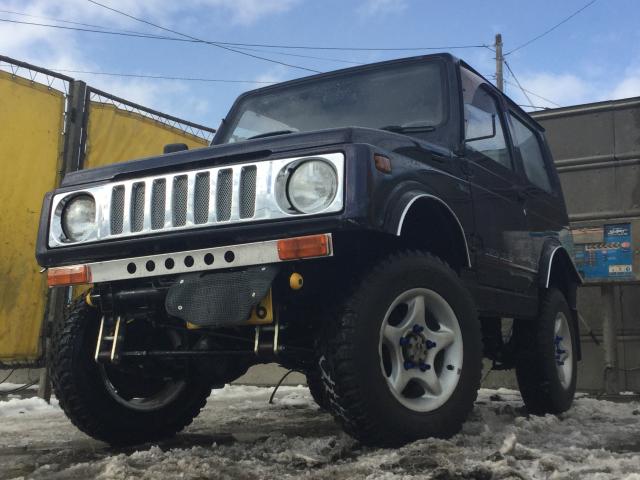 JIMNY期間限定プライス！価格！車検満タン！マッドタイヤ！    新品フェンダー！ワイルドウインド リフトアップ！ メッキグリル！4WD 660 3Dr