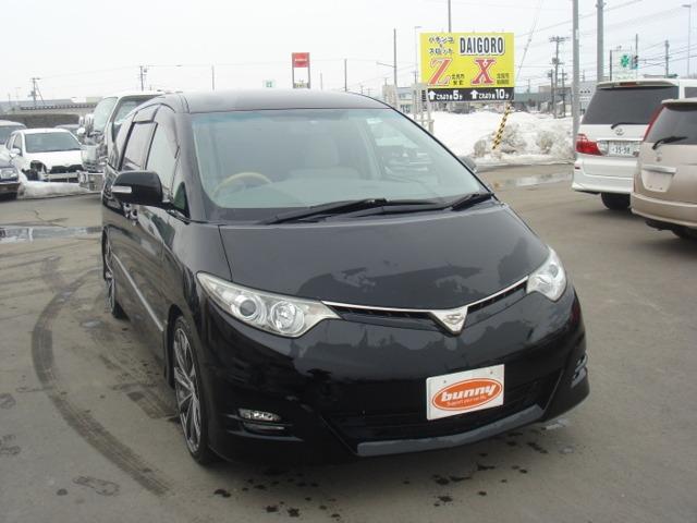 エスティマ2.4 アエラス Gエディション 4WD 車高調 HDDナビ 5Dr