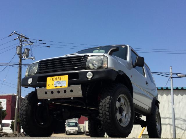 JIMNY今日から乗れる！期間限定セール！ XL  HID！  社外グリル！新品パーツにて3インチUP！新品スタット！ 4WD 660 3Dr