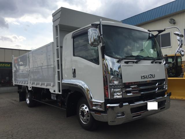 フォワード  カスタム　未使用車　ワイド　ファームダンプ　5.3m　中型トラック