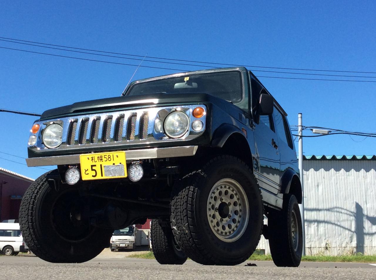 ジムニーリフトUP 新品メッキグリル！最終型ランドベンジャー 4WD 660 3Dr