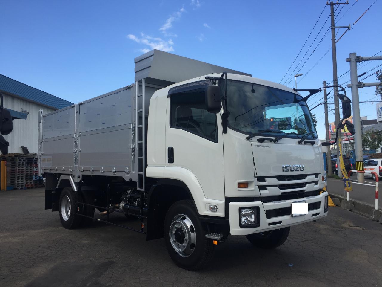 フォワード  4t  ファームダンプ  高床  4WD　中型トラック