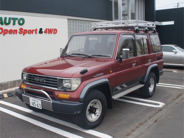 ランドクルーザープラド 3.0 SXワイド リミテッド ディーゼルターボ 4WD　ルーフキャリア 夏冬タイヤ付き HDDナビ 3000