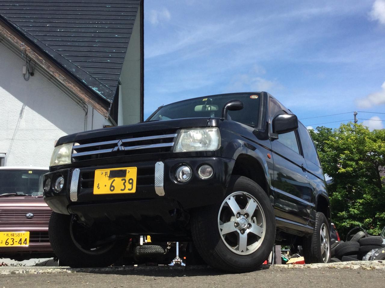 パジェロミニ人気の黒！アクティブフールド！走行六万キロ！リフトアップ！ 4WD 660 3Dr