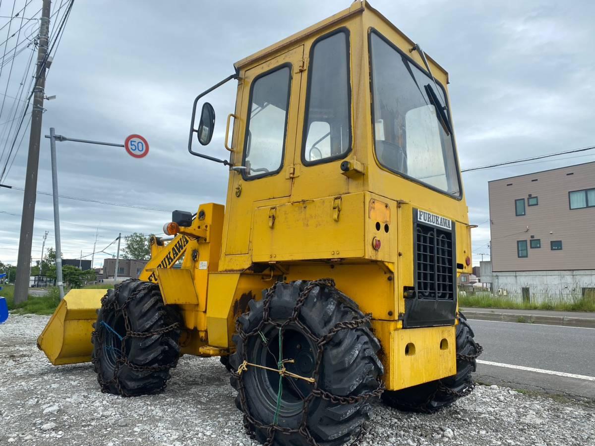 古河 FL30 タイヤショベル ホイールローダー 難あり修理ベース 除雪機