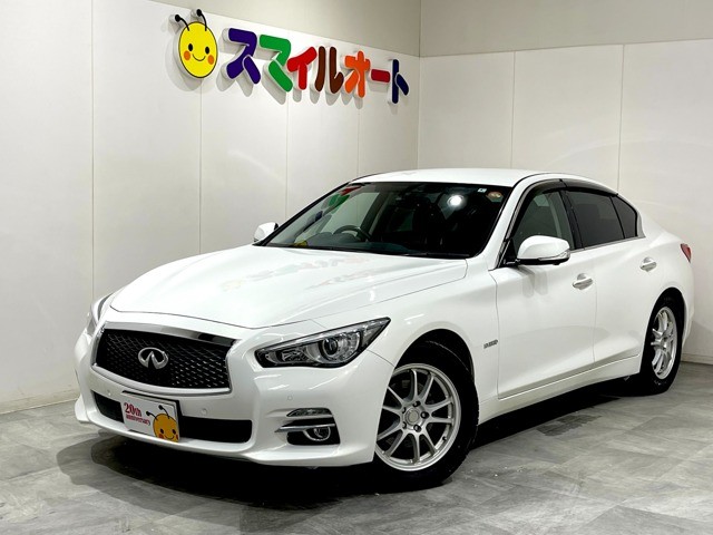 スカイライン3.5 350GT FOUR ハイブリッド タイプP　純正エンジンスターター　ブレーキサポート 4WD 3500