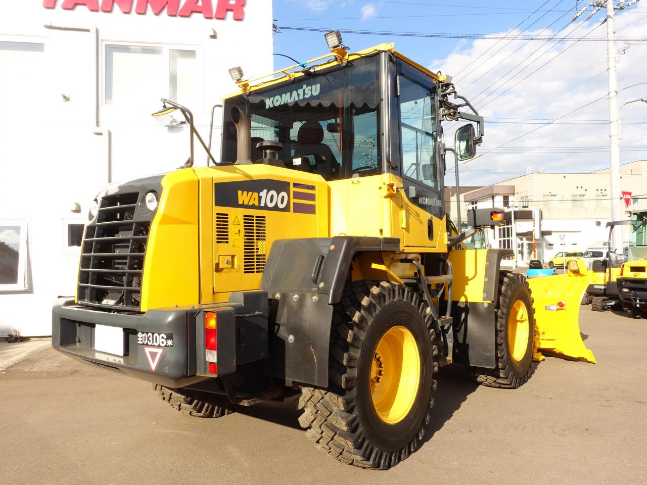 ホイールローダ コマツ WA100-7Y バケット容量1.3m3 マルチプラウ 