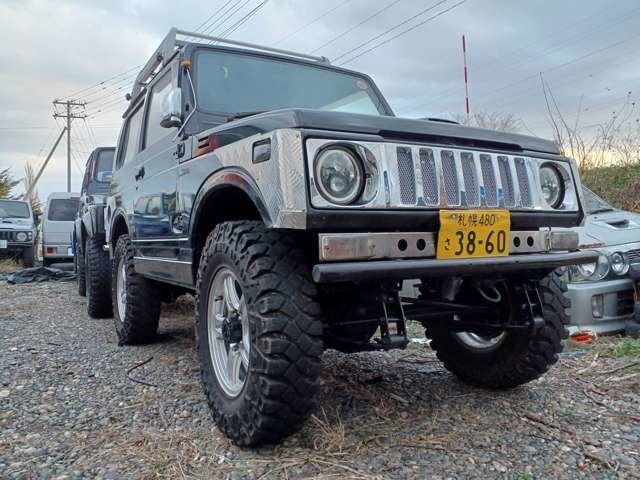 ジムニーワイルドウインド リミテッド 4WD　リフトアップ公認　リビルトエンジン 660