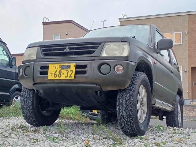 パジェロミニV 4WD　オートマ リフトアップ 軍用色オリジナル 660