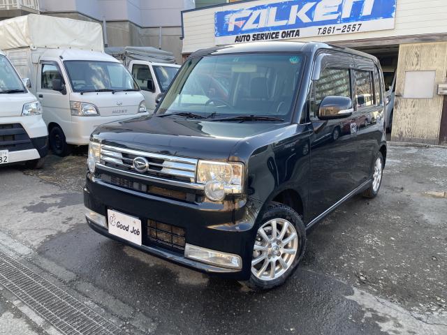ムーヴコンテカスタム X 4WD　新品夏、冬タイヤ付き　社外ナビTV　エコアイドル 