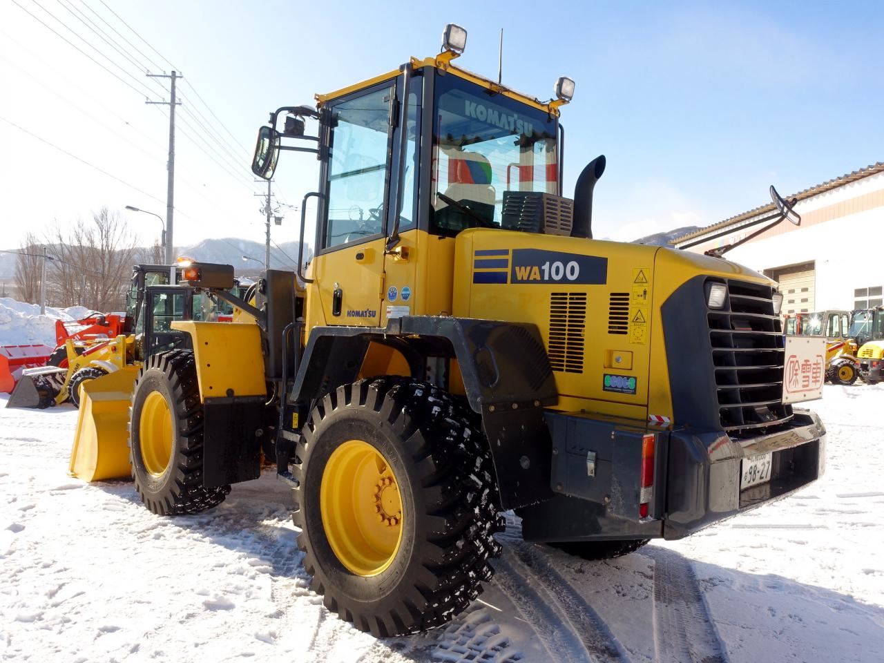 ホイールローダ コマツ WA100-6 バケット容量1.3m3｜除雪だよ！全員 