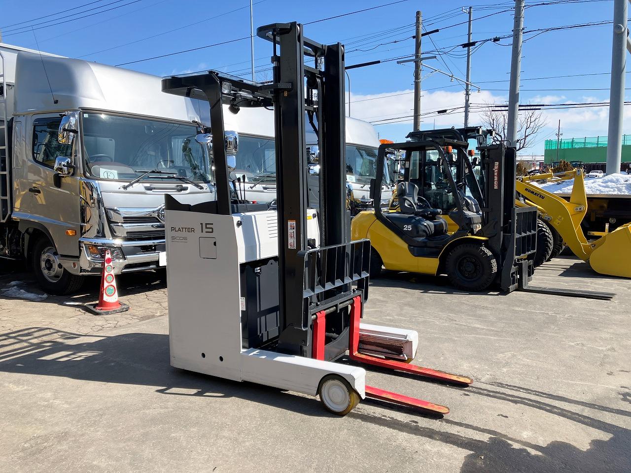 フォークリフト  ニチユ　中古　電動　1.5t　FBRM15-85-400