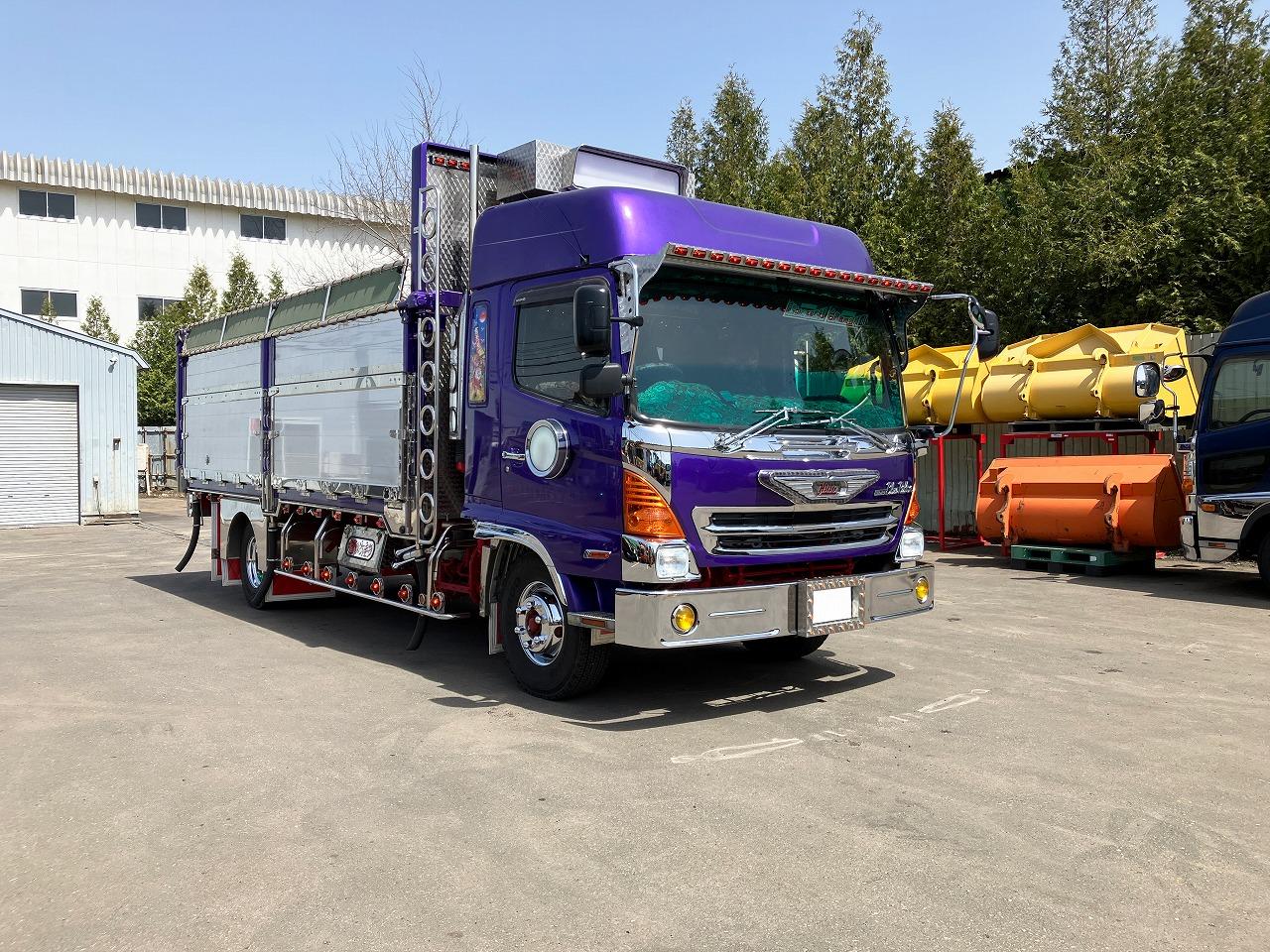 レンジャープロ  中古　ワイド5.3m　ファームダンプ　中型トラック