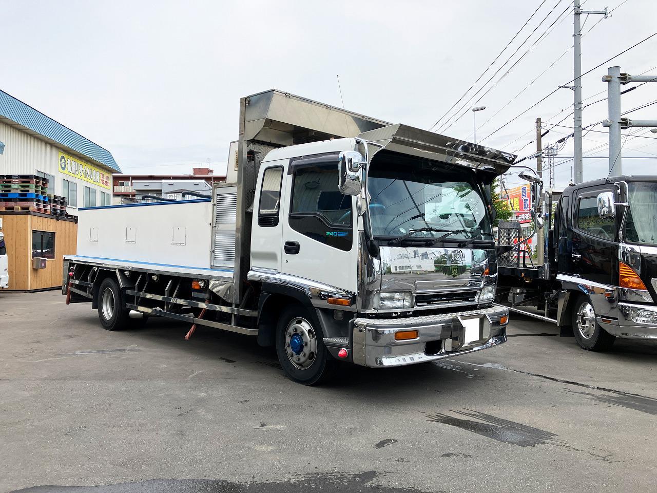 フォワード  中古　ワイド増t　活魚運搬車　中型トラック