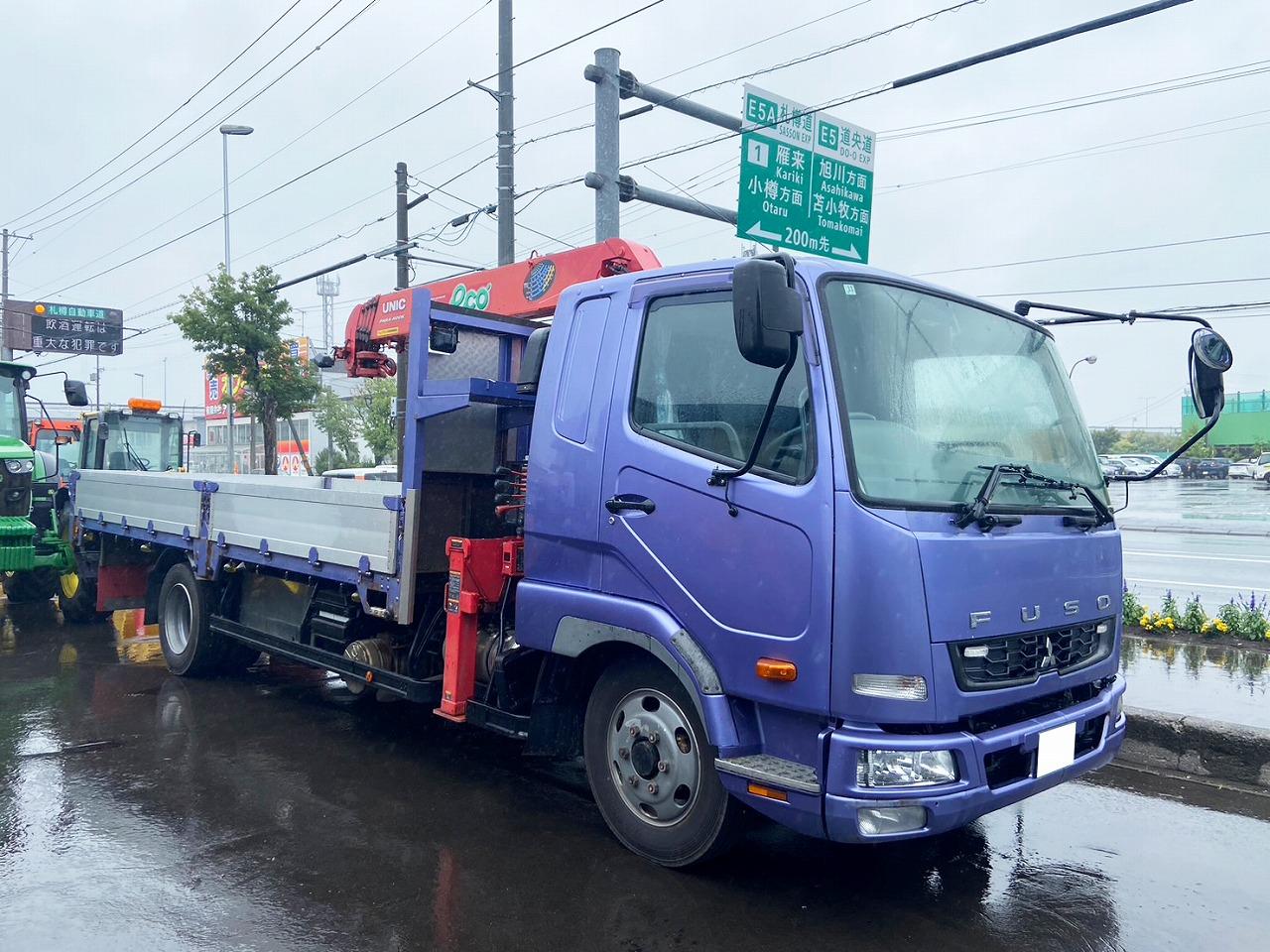 ファイター  中古　ワイド　5段ラジコンクレーン車　中型トラック
