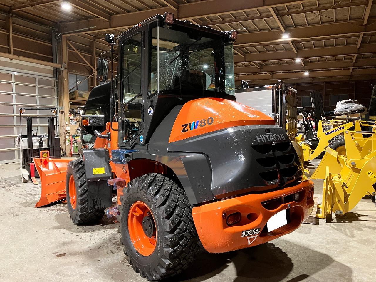 ホイールローダ 日立 タイヤショベル ZW80S-5B 建機｜除雪だよ！全員