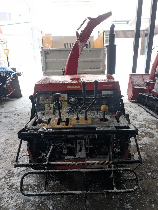 除雪機　フジイ　fsr 1114d　14馬力　ローリング　ディーゼル　110幅　現状　動作確認済 除雪機 全塗装済！フジイ FSR1114DF 14馬力 中型ディーゼル 各種整備済