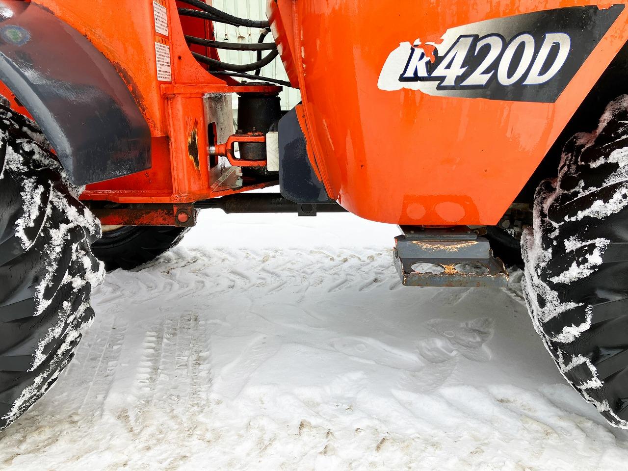 ホイールローダ レンタル|クボタ 中古 タイヤショベル R420D 建機