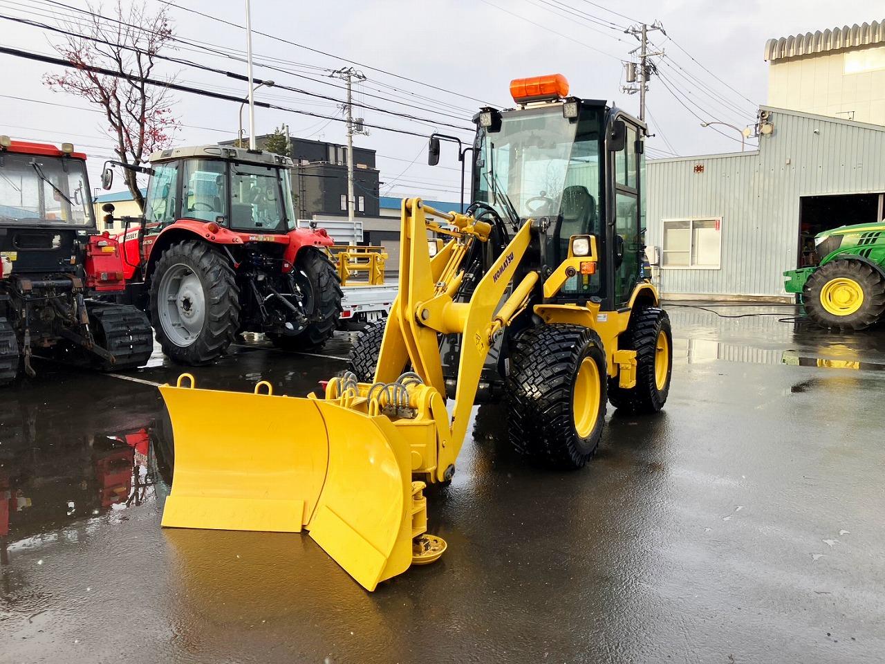 ホイールローダ コマツ 中古 WA40-8 マルチプラウ仕様 建機｜除雪だよ 