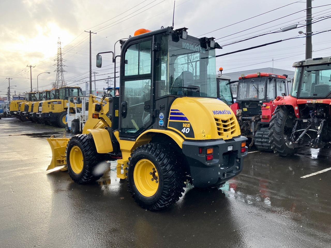 ホイールローダ コマツ 中古 WA40-8 マルチプラウ仕様｜除雪だよ