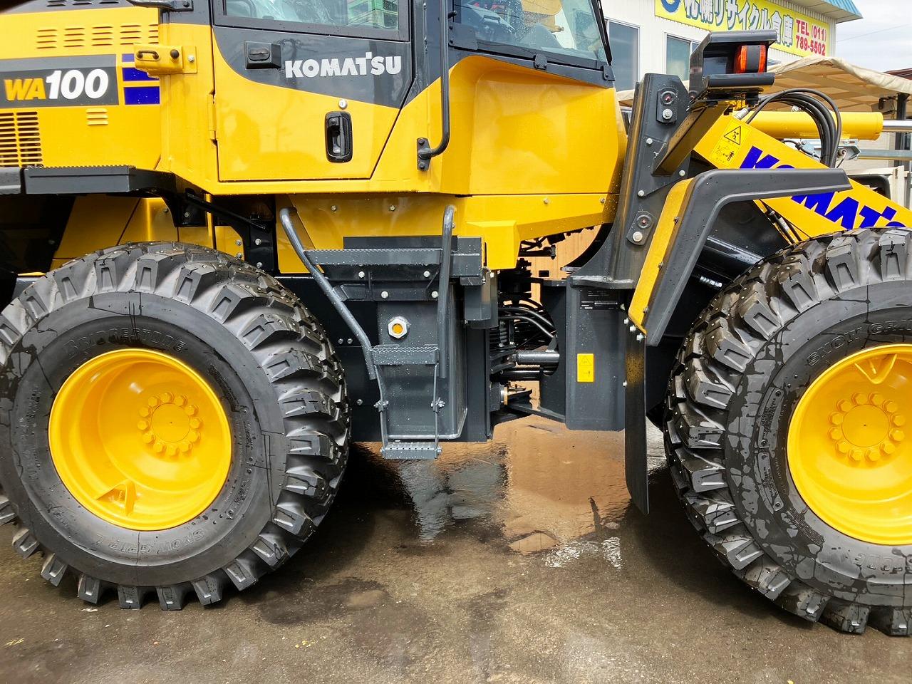 ホイールローダ コマツ 未使用 WA100-8 マルチプラウ 建機｜除雪だよ 