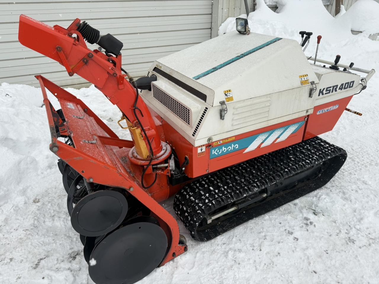除雪機 クボタ KSR400 40馬力 大型ディーゼル サイドクラッチ