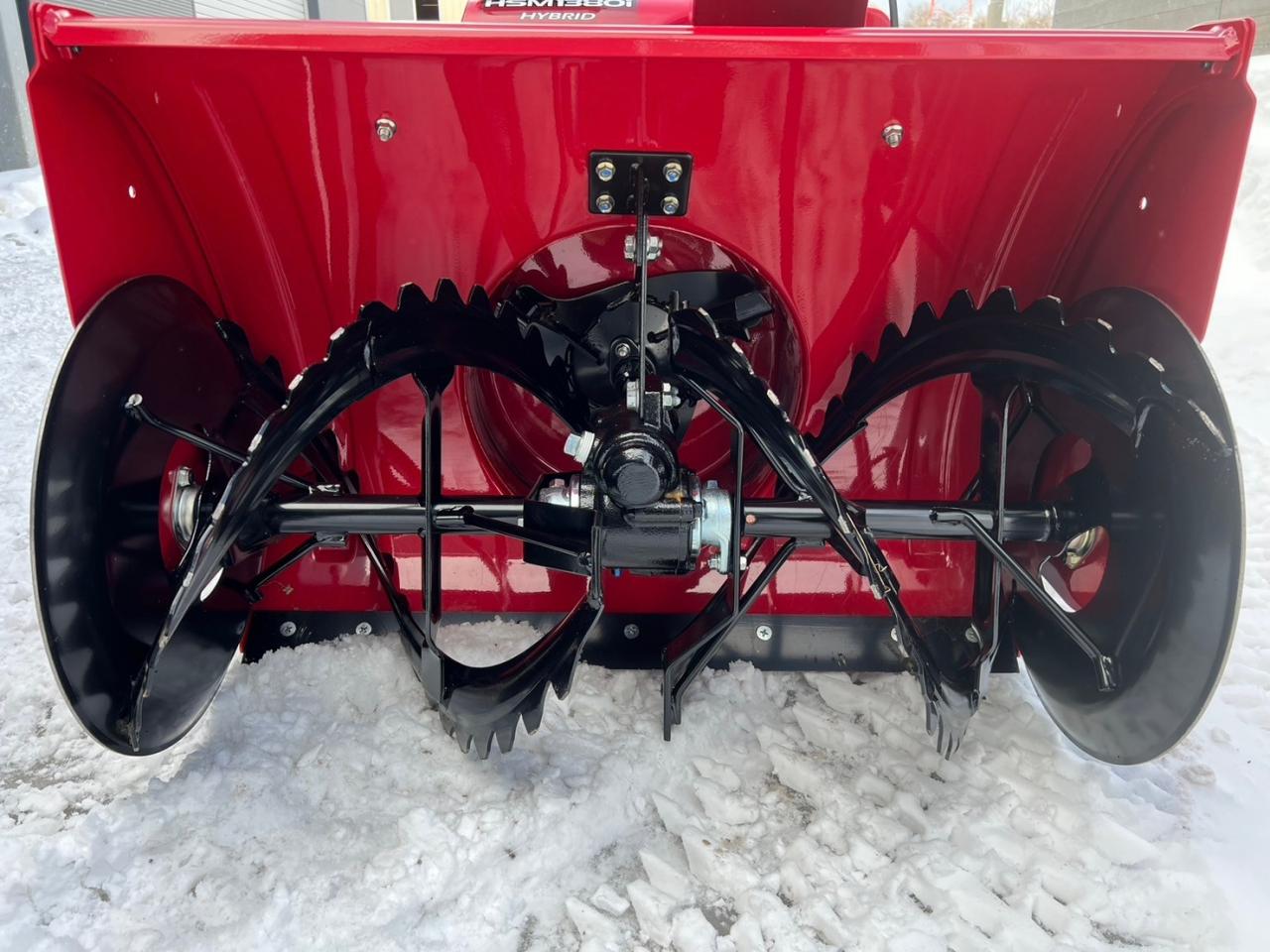 ホンダ　HS80　除雪機　セル付き　ライト付き　軽整備＆再塗装済み　作動確認済み Yahoo!オークション - ホンダ除雪機 HS80 セル付き 動作確認済み バッ