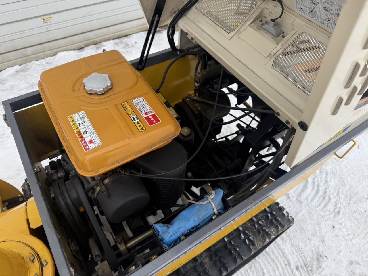 新潟 コバシ ST10 ガソリン 10馬力 除雪機 オーガローリング サイド